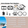 Carburetor Repair Kit Replacement for Mercruiser Marine 2Barrel 3302-804844002 3.0