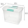 Sterilite Large Nesting ShowOffs, Stackable Small Storage Bin with Latching