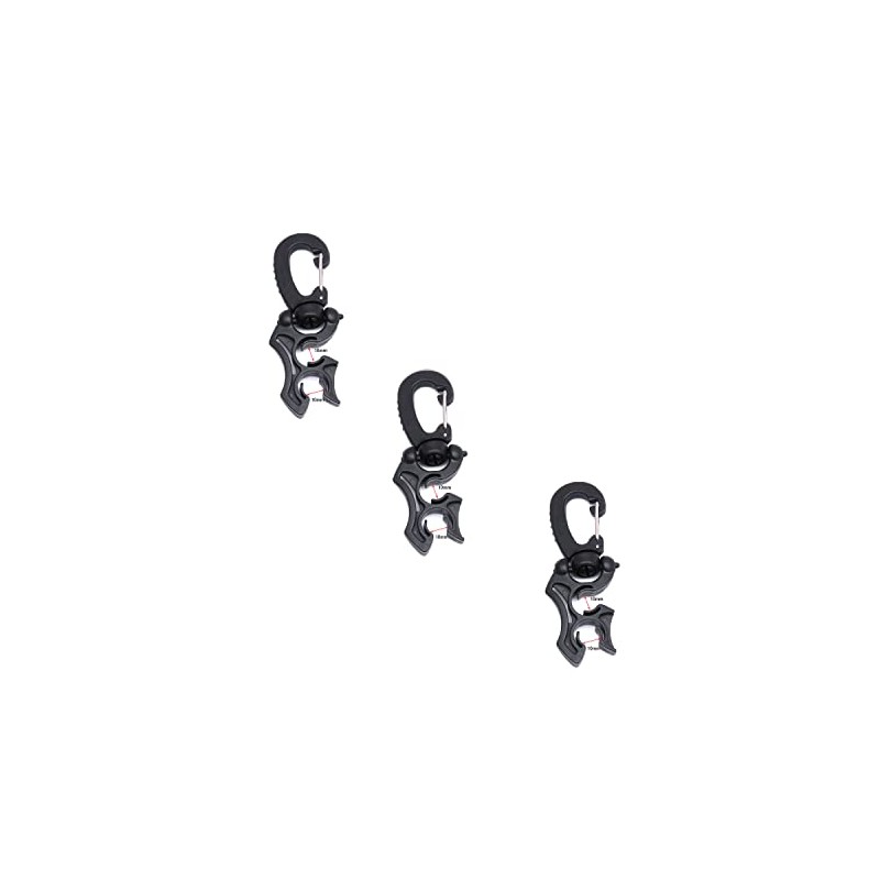 zalati Diving Hose Holder 3pcs Double Scuba Cable Clip with