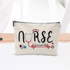 Perfeclan Nurse Makeup Bag Women Makeup Bag Case Cosmetic Travel