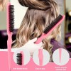 Kit Cepillos Y Peines Peinado Cabello Pinza Peluquera 8pzs