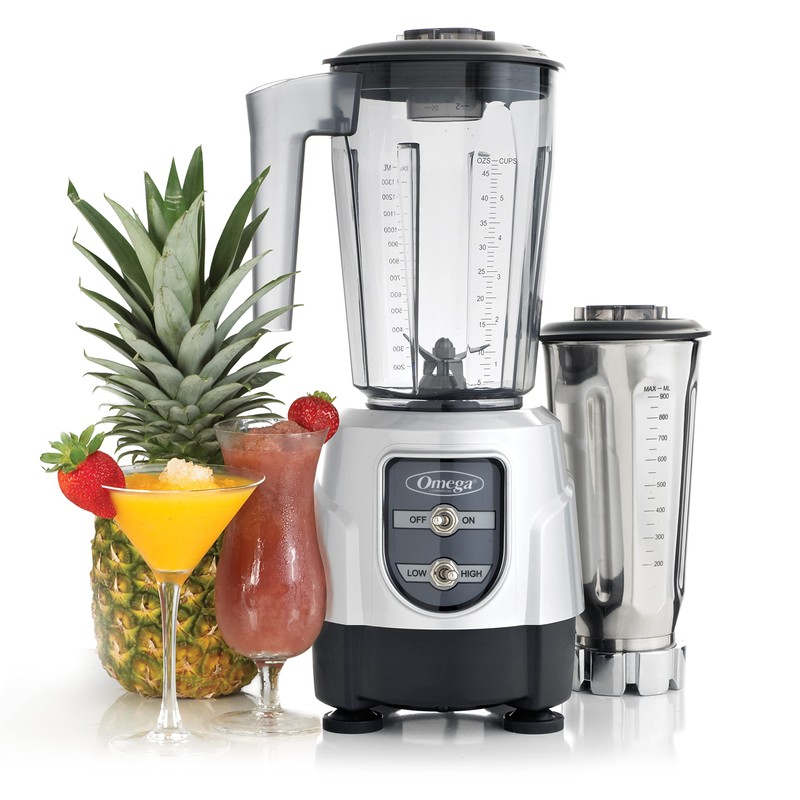 Omega BL390S Blender 1-HP Motor with Tritan Copolyester and Stainless