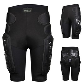 BARHAR Motorcycle Pants with Armor, Hockey Knight Gear, Protective Pads for HIPS, Legs, Suitable for Motocross, Racing Sports