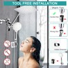 Shower Head, 8 Inch High Pressure Rainfall Shower Head/Handheld Shower