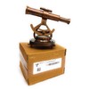 Brass Alidade Decorative Telescope 4" with Base Compass Gifts (5