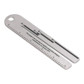 2PCS 5 Inch Shingle Gauge Board Gauge Tool for Measuring and Analyzing Thickness of Roofing Boards