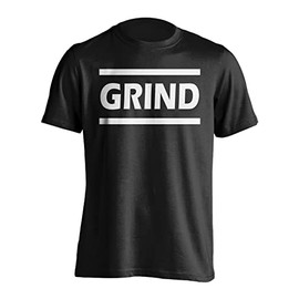 Victory Ink Men's Grind Workout Gym T-Shirt Athletic Sports Motivation Work Tee Shirt (as1, Alpha, l, Regular, Regular, Black)