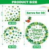 QZYL QZYL 90 PCS St Patricks Day Plates and Napkins,