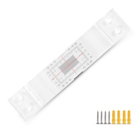 Concrete Crack Monitor, Crack Monitoring Record Standard Tell-Tale Crack Monitor for the Standard and Corner Tell-Tale (`1PC)