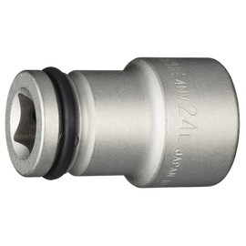 TONE Impact Long Socket 4NV-24L Insertion Angle 0.5 inch (12.7 mm) (1/2 mm), Double Side Width 0.9 inches (24 mm)