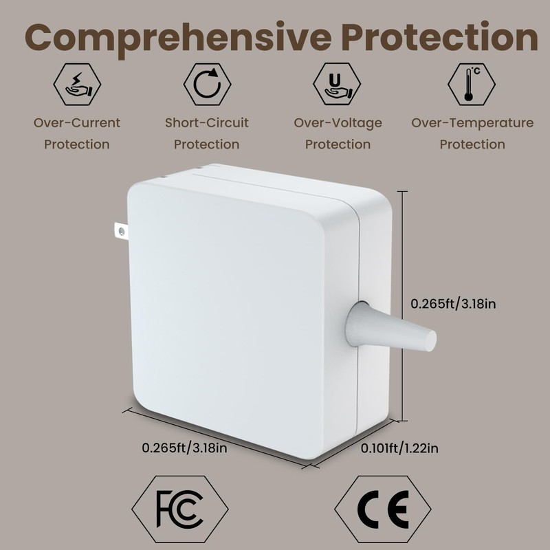 Eaneey 85W Mag2 Charger Compatible with Mac Book Pro 2010