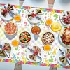 YaYaFunFun 2pcs Easter Table Cloth Party Plastic Easter Bunny Tablecloths,137