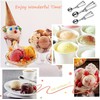 Ice Cream Scoops with Easy Trigger Stainless Steel Cookie Scoops