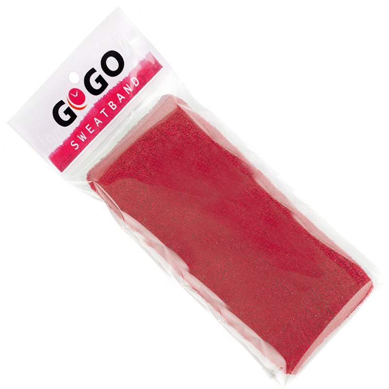 GOGO 2 Pcs Thick Wristband Terry Cloth Sports Sweatband -