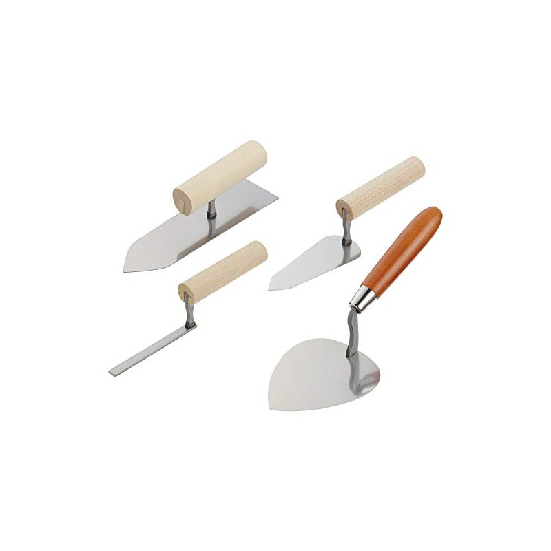 Akakanechou Plastering Trowel 4-Piece Set Mini Size Set Ideal for