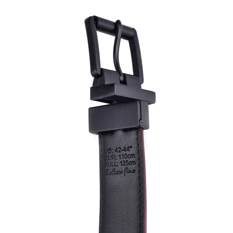 Beltox Men’s Belts Dress Casual Reversible Leather 1.1” w Roller