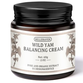 Wild Yam Cream – Plant-Based Body Cream with Natural Ingredients, Lavender Scent, for Daily Skincare, 2oz / 60g
