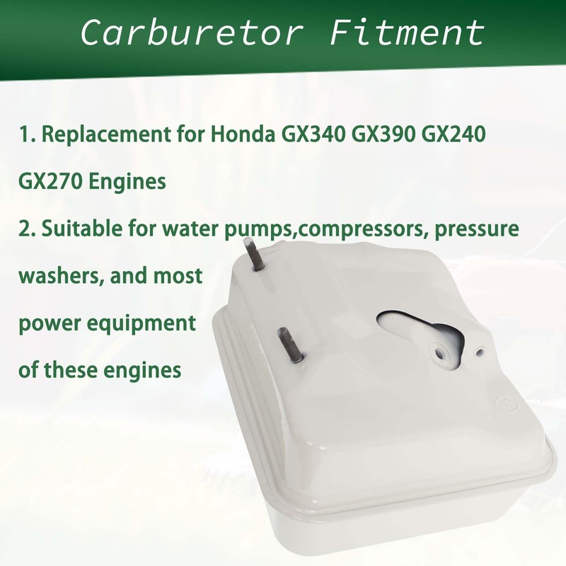 Autoparts GX340 Fuel Gas Tank Replacement for Honda GX390 GX240