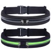 2 Pack Running Belt Fanny Packs for women and men,Belt