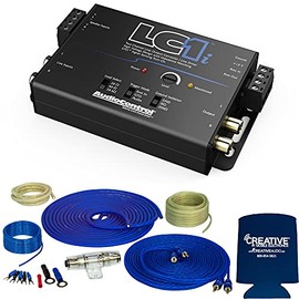 STINGER SS600XS 8GA Copper 600W Amplifier Wiring Kit with LC1i 2-Channel Line Output Converter/Line Driver, 8 AWG