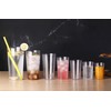 New Star Break Resistant Restaurant Stackable Tumblers, 8-Ounce, Clear, Set