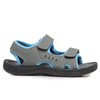 Skysole Sandalias resistentes de doble banda para niño, Azul LT,
