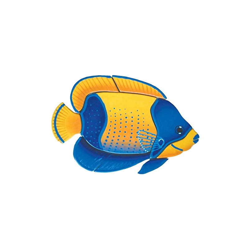 Majestic Angelfish Ceramic Swimming Pool Mosaic (10" x 7")
