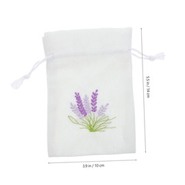 ABOOFAN 1Piece Lavender Sachet Bags Empty Drawstring Pouches for Aromatic Storage Versatile Muslin Bags for Closet Travel Charming Idea