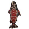 In the Breeze 5120 — Salmon Totem Fish Windsock-Hanging Outdoor