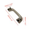 HYNYHT Front Right Inner Roof Pull Handle Beige 74610-52020 Compatible