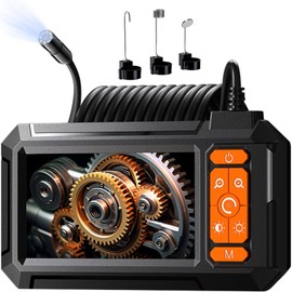 Endoscope Camera with Light, Borescope Camera with 4.3 IPS Screen, 1080P HD with 8 LED Lights, Gadgets for Men & Tools for Men