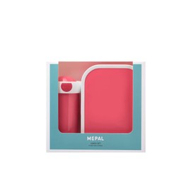 Mepal Lunch Set (Sealing Cup and Lunch Box), Pink Campus Lunch Set, ABS, 0 mm, 2