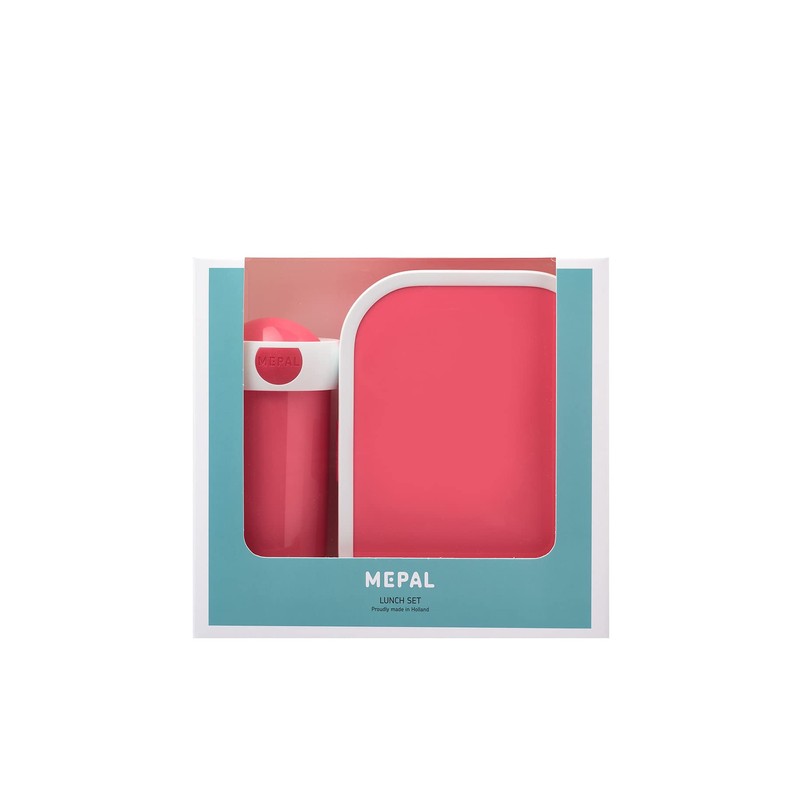 Mepal Lunch Set (Sealing Cup and Lunch Box), Pink Campus