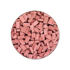 modellbahn-exklusiv Juweela 28027 NF Brick Red Dark 6,000 Pieces, Gauge H0, 1:87