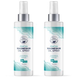 Natural Elephant Dead Sea Magnesium Oil Spray Topical Use Relief for Aches, Cramps, Muscle Tension and Sleep 6.7 fl oz (Pack of 2)