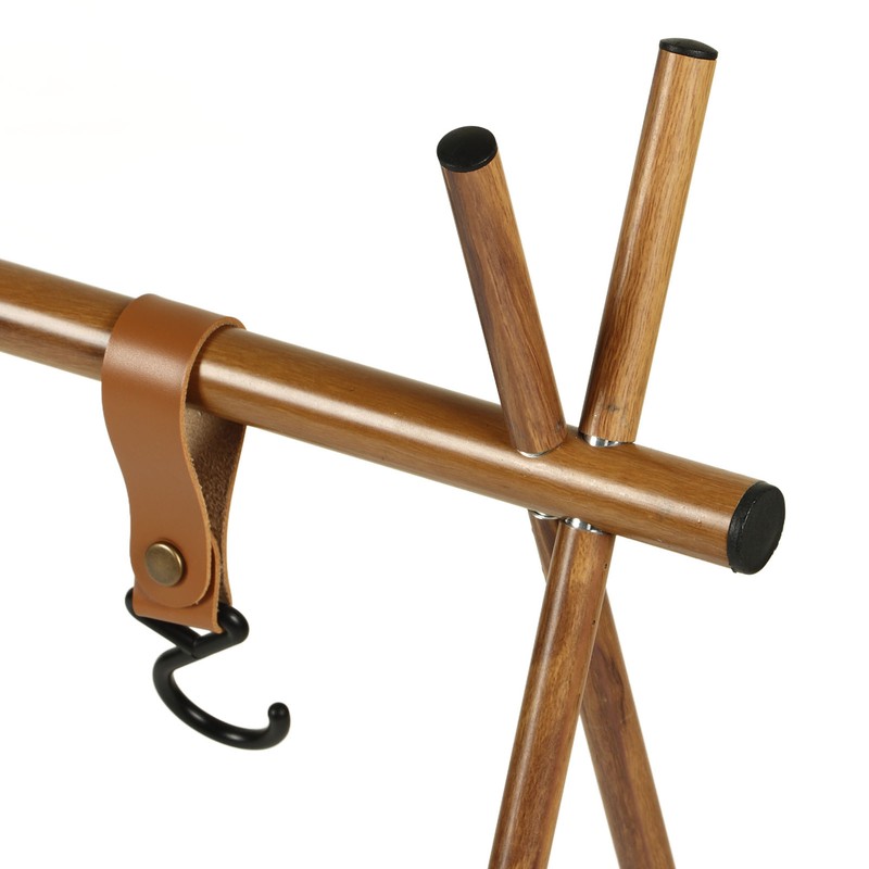 Camping Hanging Rack Portable Foldable Tripod Shelf for Light Tools