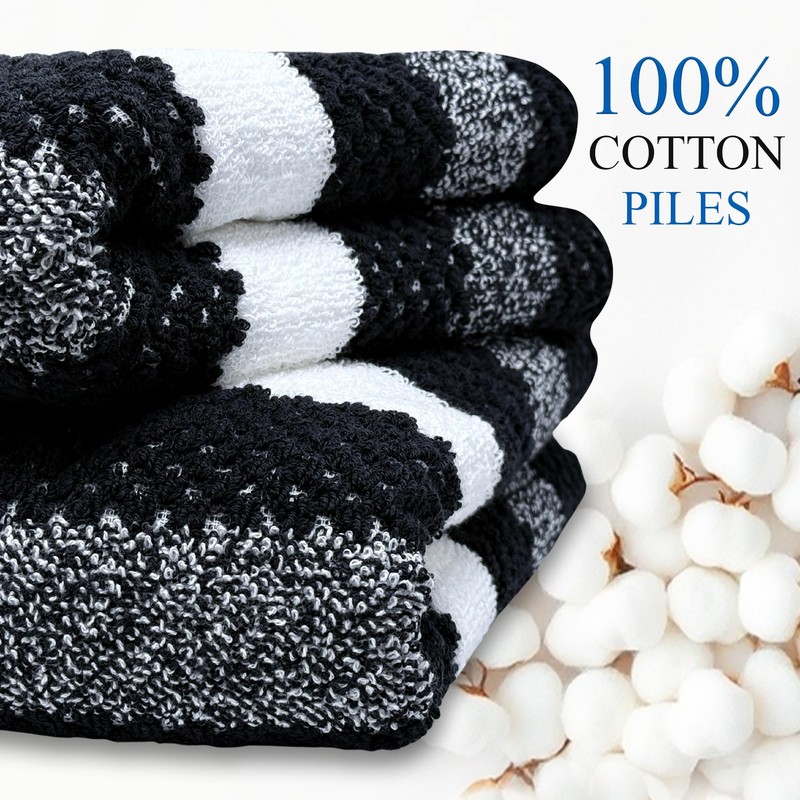 Towelogy® Patterned Extra Large Bath Sheets - 100% Cotton, Ultra