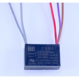 BM 4.5uf+5uf+6uf 5WIRE FAN CAPACITOR CBB61 Our lowest Price with 1 year warranty