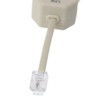 JUNESUN Portable ADSL Modem Telephone Phone Fax in-Line Splitter Filter