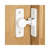 Lumina D White Keyming Safety Door Lock Latch Hook 90 Degree / White