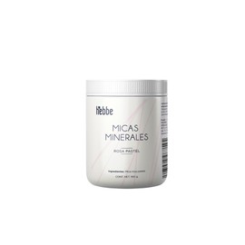 HEBBE - Mica Mineral Rosa Pastel 100g | Ingrediente Premium para Cosméticos DIY | Contenido de 100g