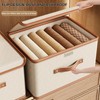 Vbvbip 4 PCS Oxford Fabric Storage Bins with Attached Lid