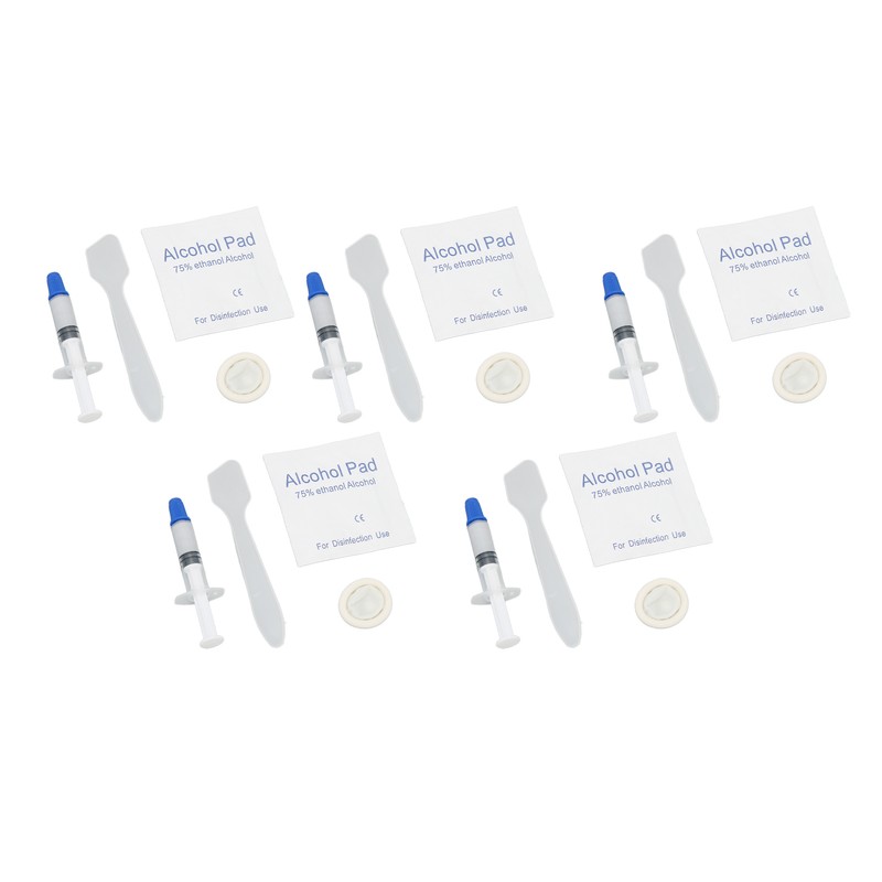 5Pcs Thermal Paste 3.2W/m.k Metal Free Safe Strong Adhesion Thermal