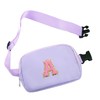 COSHAYSOO Initial Belt Bag Crossbody Fanny Pack Teen Girl Gifts