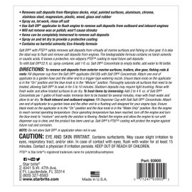 STAR BRITE Salt Off Concentrate - Salt Remover Wash & Marine Engine Flush - 1 GAL (093900N)