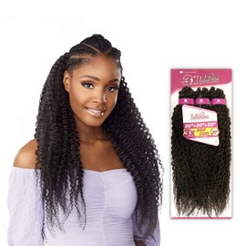 Sensationnel Lulutress Synthetic Braid - 3X DRIP CURL 20 (1 Jet Black)