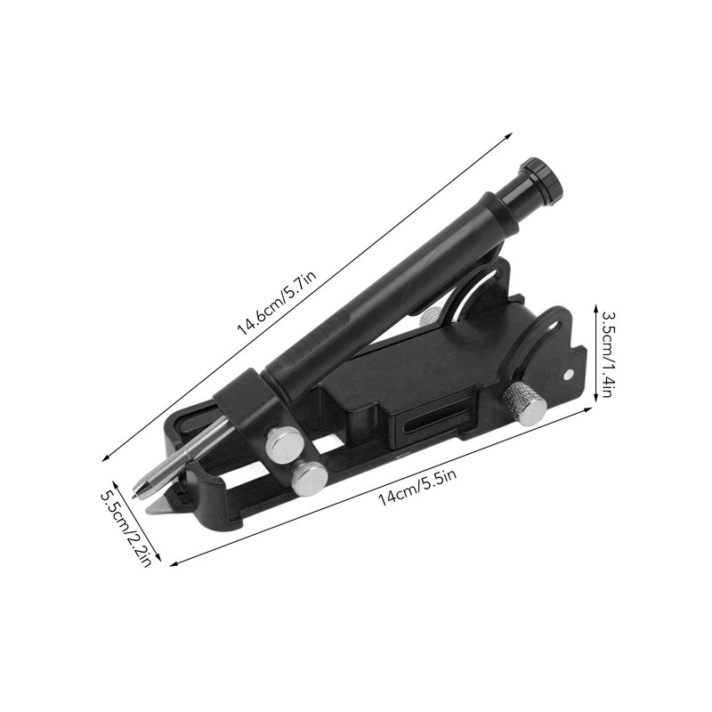 Multifunction Scribing Tool Construction Pencil Aluminum Alloy DIY Woodworking Marking