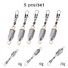 VGEBY - Plomo de pesca con forma de (5 unidades,