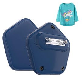 Air tag Holder for Kids Hidden GPS Tracker Case (Not Silicone) | New Material (Fully Waterproof) (Fully Closed) | Air Tag Hidden Kids Holder with Invisible Pin (Blue 1)