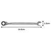 TONE RMQ-08 Quick Ratchet Glasses Wrench Double Side Width 0.3